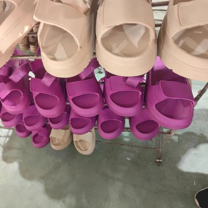 Sandalias Casual Mujer 2025 - Zapatos Plataforma Playa Outdoor Alta Calidad