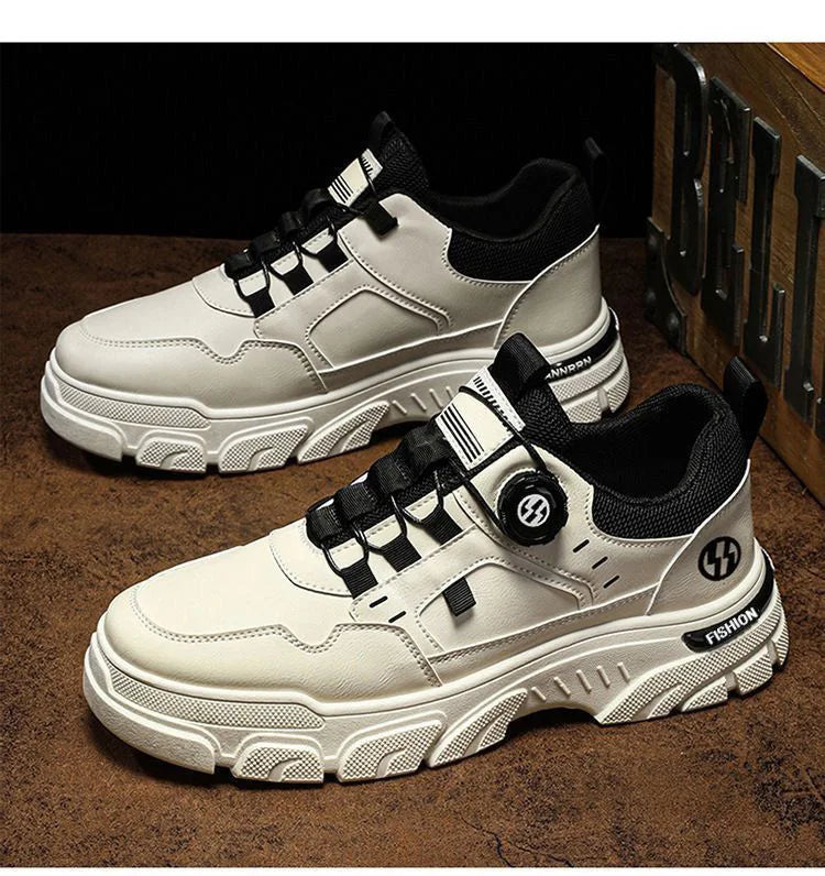 Botas Hombre High-Top Montañismo - Outdoor Antideslizantes Casual Viaje Fashion Versátiles Cómodas Senderismo