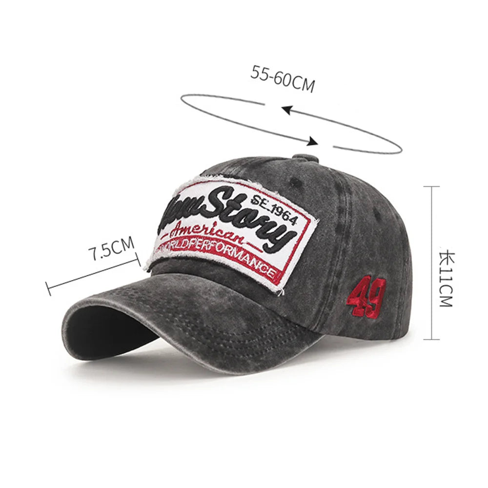 Gorra Bordado Letras Y2K - Baseball Cap Mesh Hip Hop Trucker