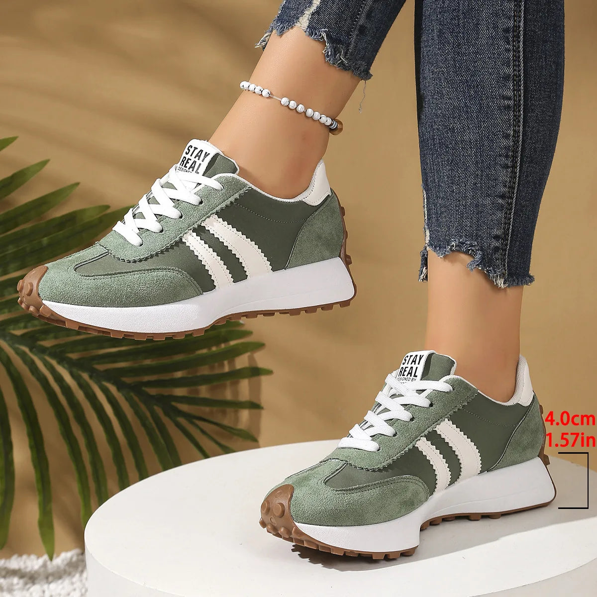 Sneakers Chunky Mesh Mujer 2025 - Zapatillas Plataforma Running Verano Ligeras