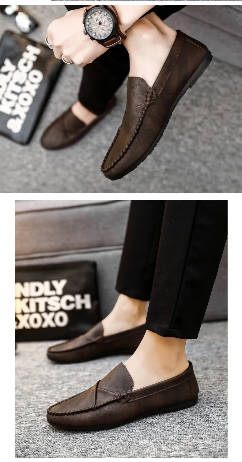 Mocasines Hombre Loafers Artesanales - Casual Cómodos Conducción Sneakers Designer 2023