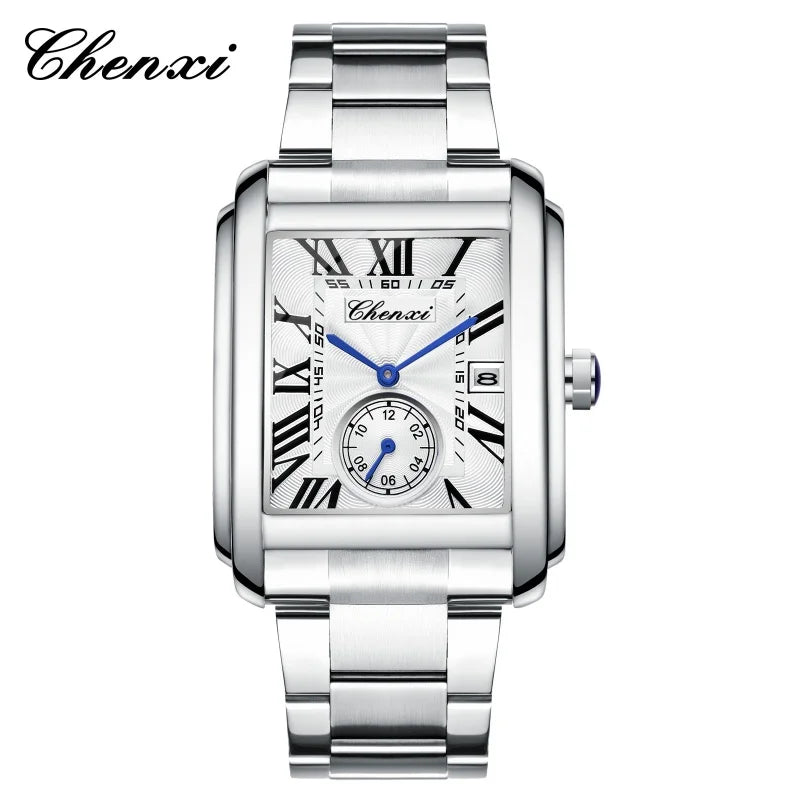 Reloj CHENXI 8216 Business - Cuarzo Simple Acero Inoxidable Plateado