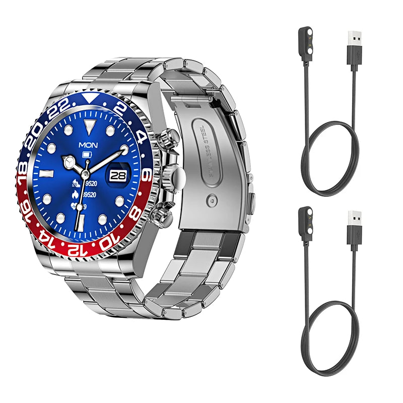 Smartwatch AW12 Luxury 2024 - Acero High-End Android iOS Réplica Military