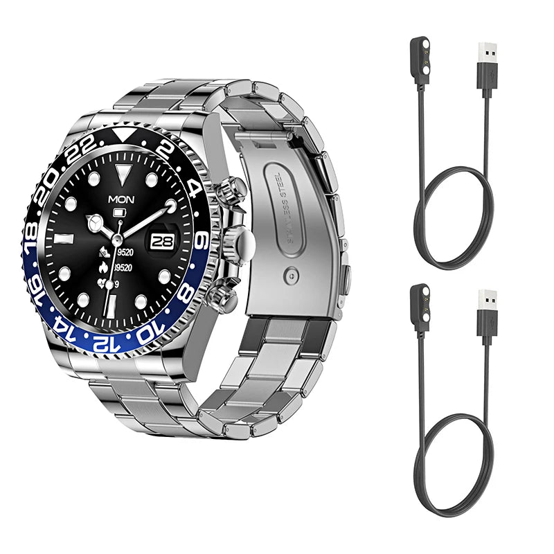 Smartwatch AW12 Luxury 2024 - Acero High-End Android iOS Réplica Military