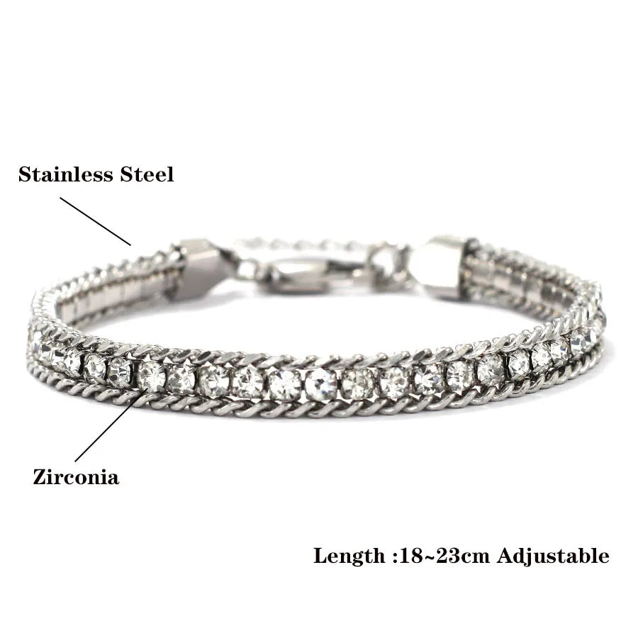 Pulsera Hombre Deportiva Moto - Circonita Lujo Outdoor