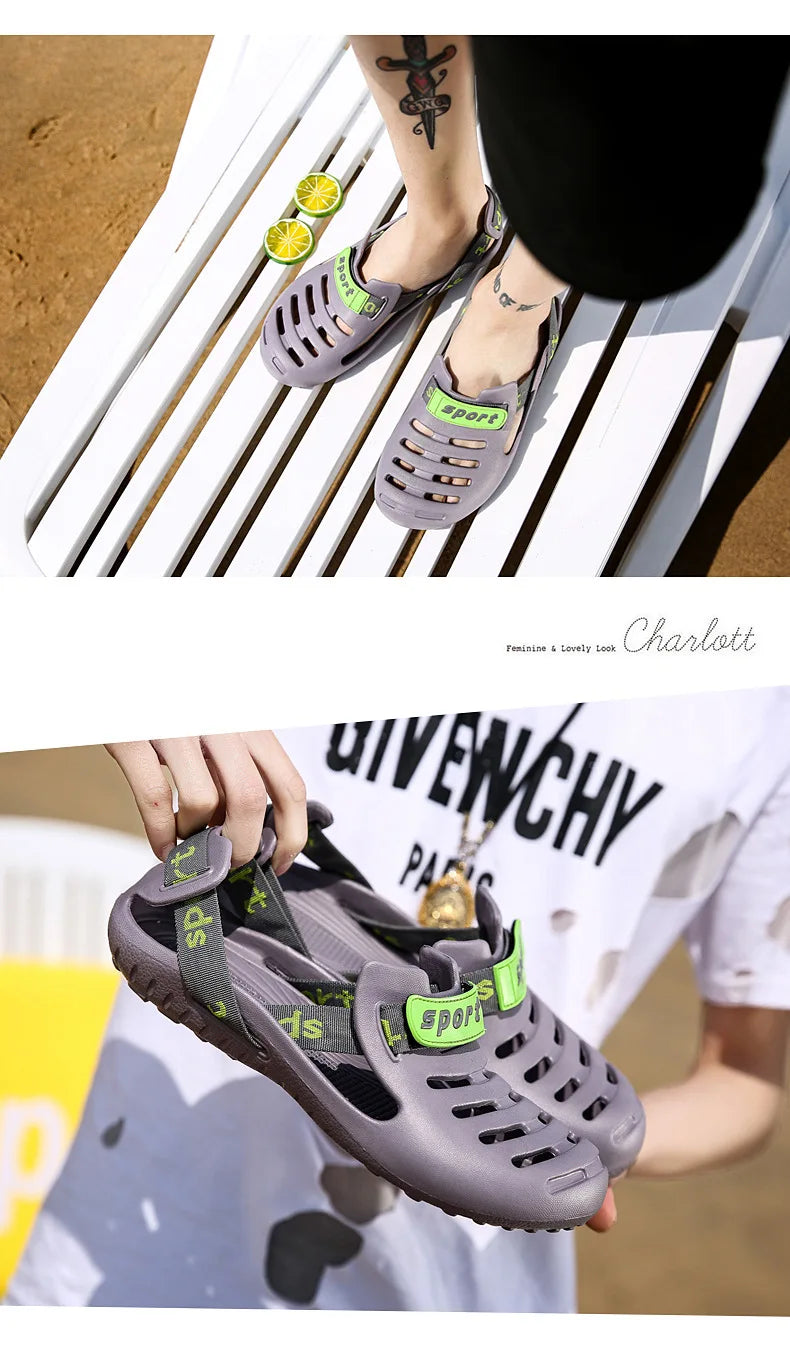 Sandalias Hombre Verano - Chanclas Playa Outdoor Antideslizantes Casual