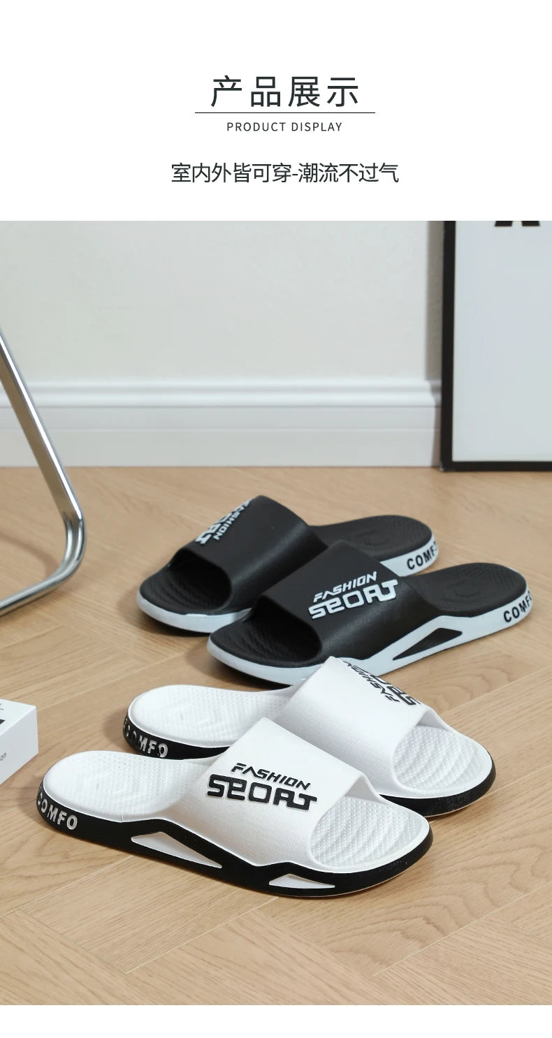 Chanclas Hombre Baño Verano - Antideslizantes Trendy Interior Exterior Casa