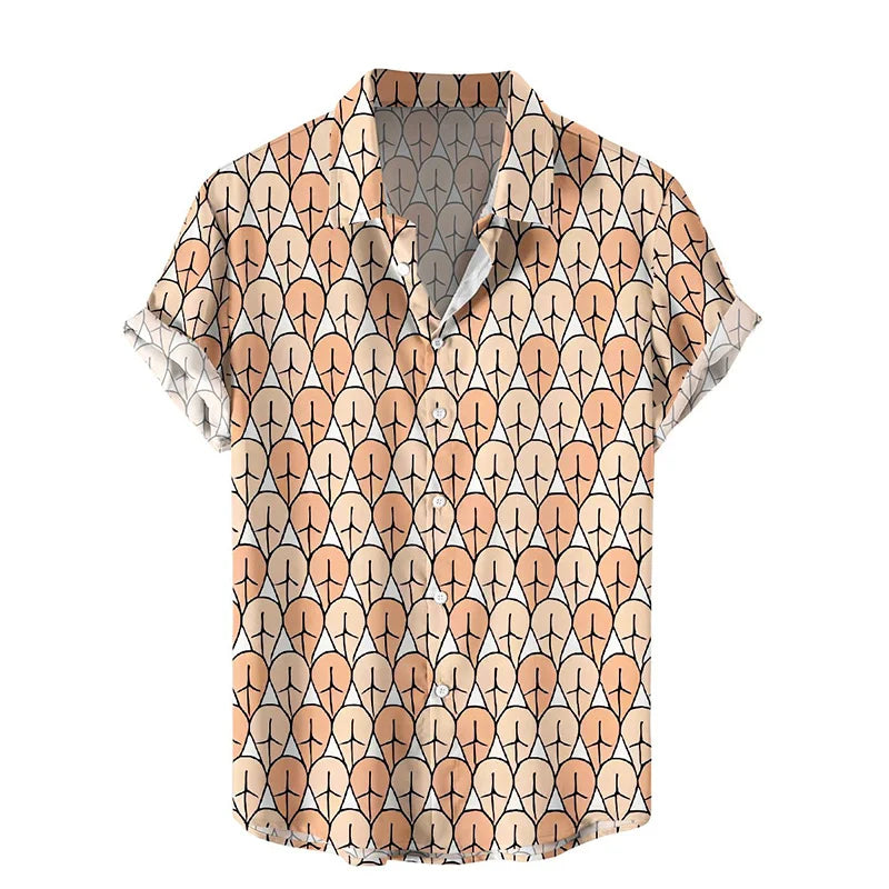 Camisa Hawaiana Hombre Verano - Manga Corta Casual Fashion Suelta Transpirable