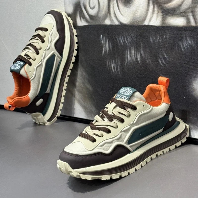 Sneakers Hombre Platform Deportivos - Sport Leisure Casual Antideslizantes Fashion Resistentes Loafers