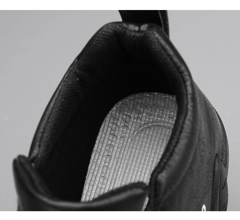 Botines Hombre Casual 2024 - Botas Tobillo Lujo Slip-On Ligeras Outdoor High Top