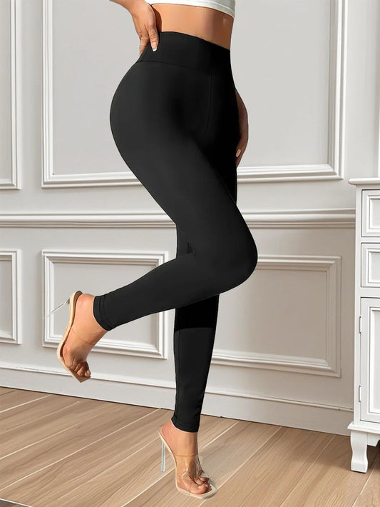 Pantalón Ajustado Mujer Cintura Alta - Pantalón Elegante 4 Estaciones