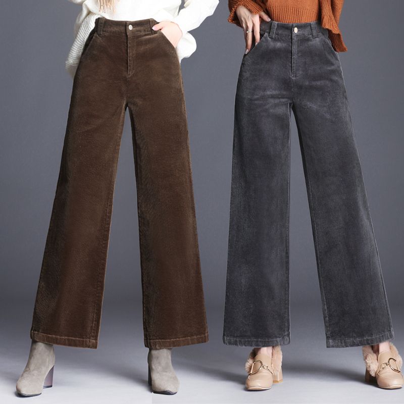 Pantalón Pana Pierna Ancha Mujer - Pantalón Palazzo Otoño 2019
