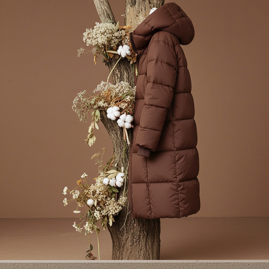 Abrigo Acolchado Mujer Invierno - Parka Capucha Largo